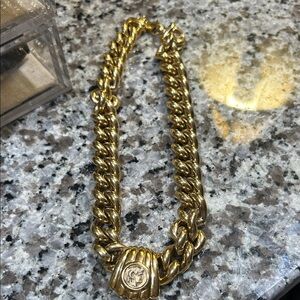 Extra Chunky Gold Coin Chain Necklace